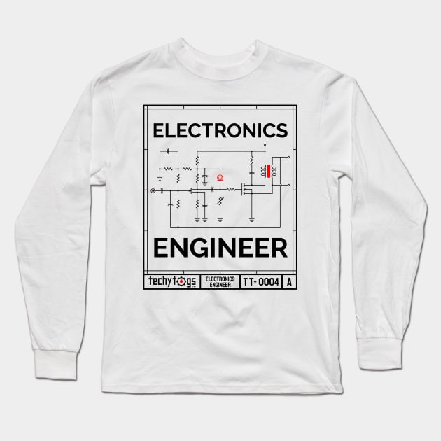 Electronics Engineer Long Sleeve T-Shirt by techy-togs